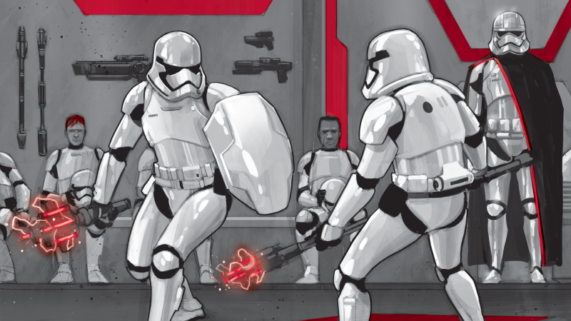 Illustration for article titled The Secret Origin of The Force Awakens' Adorably Angriest Stormtrooper